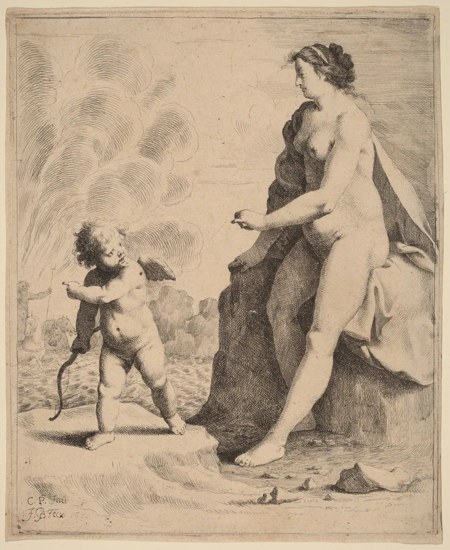 Venus and Cupid by Jan Gerritsz van Bronckhorst