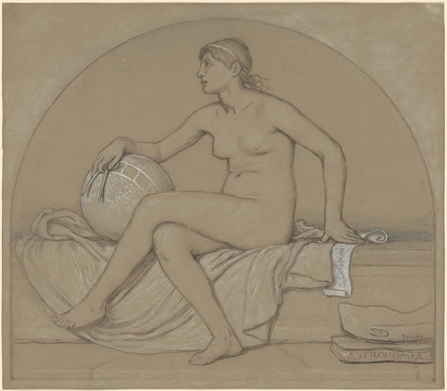 Study for "Astronomy" by Elihu Vedder