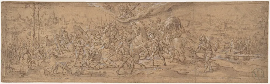 Conversion of St. Paul by Pieter Coecke van Aelst