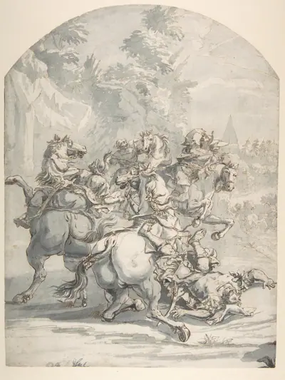 Cavalry Engagement