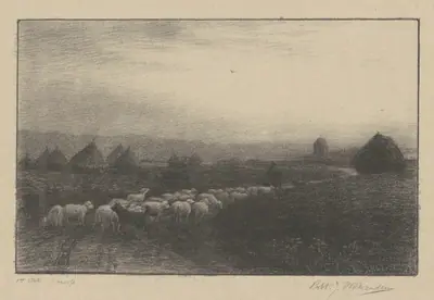 La rentrée du troupeau (The Return of the Flock)