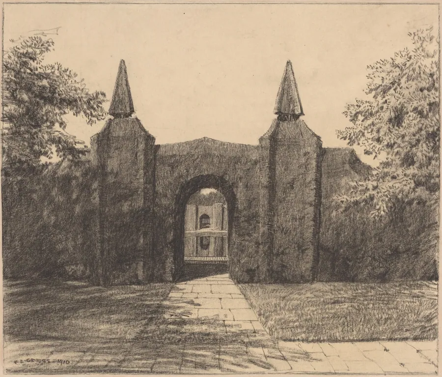 Topiary Archway by F. L. Griggs