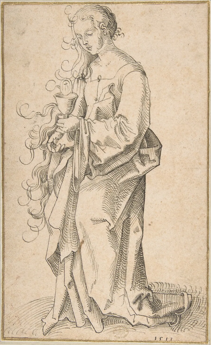 St. Barbara with a Chalice and Host by Hans Baldung (called Hans Baldung Grien)