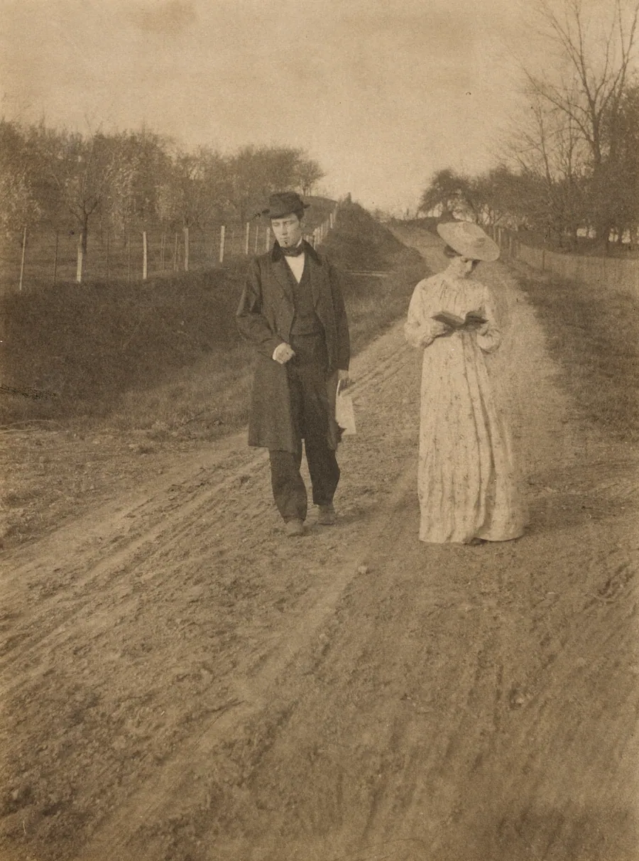 Illustration for "Beneath the Wrinkle" (Frank Webb and Julia Hall McCune) by Clarence H. White