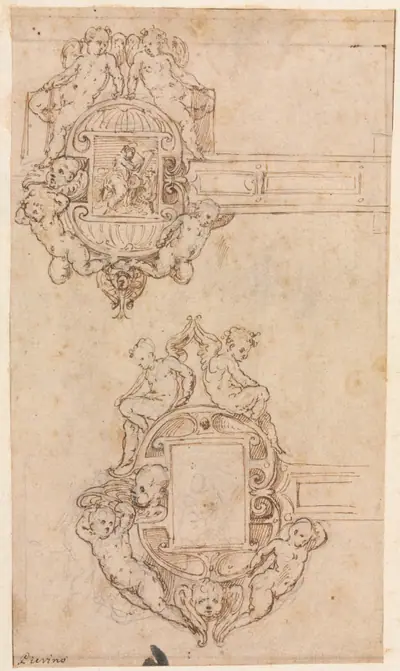 Design for Decorative Hinges (recto)