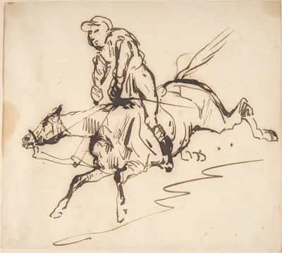 Jockey on a Horse