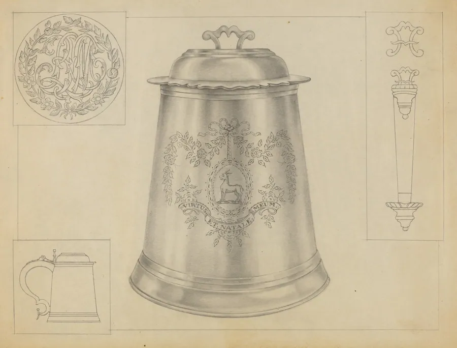 Silver Tankard by Isidore Steinberg