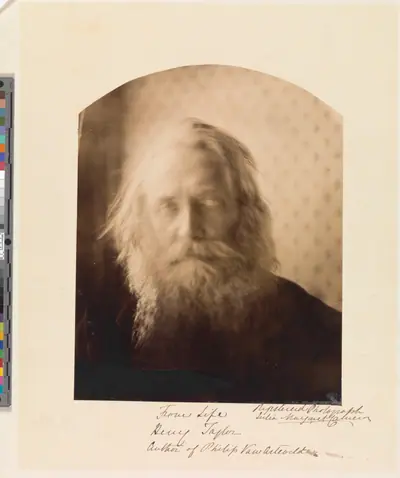 Henry Taylor. Author of "Philip Van Artevelde"