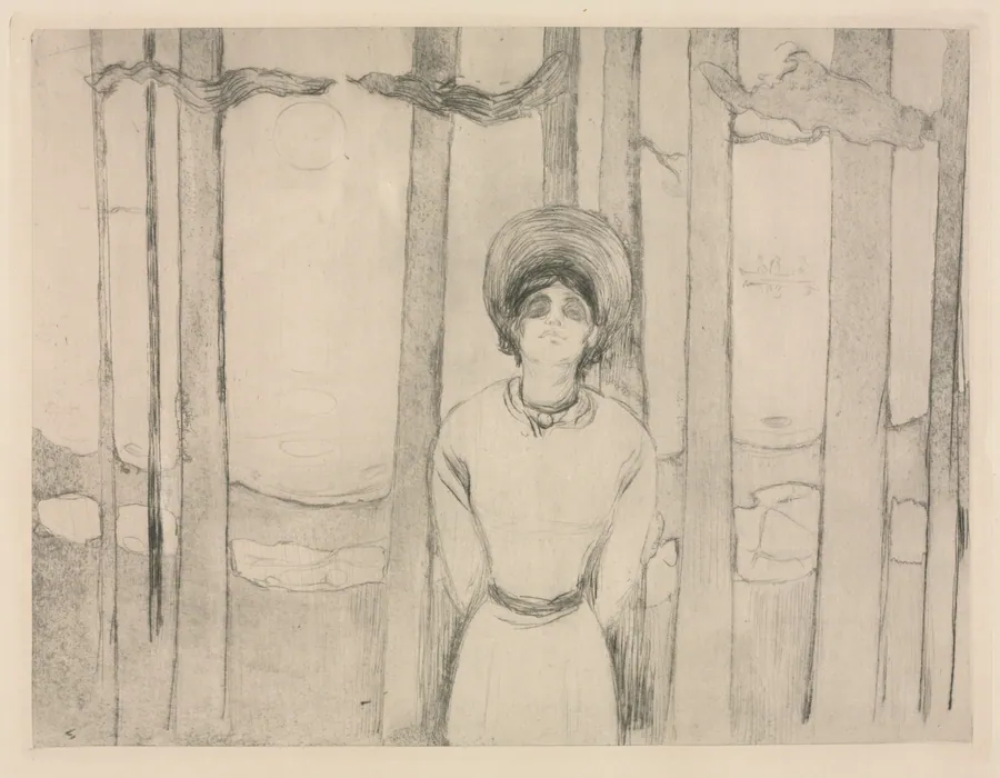 Summer Night  (The Voice) by Edvard Munch