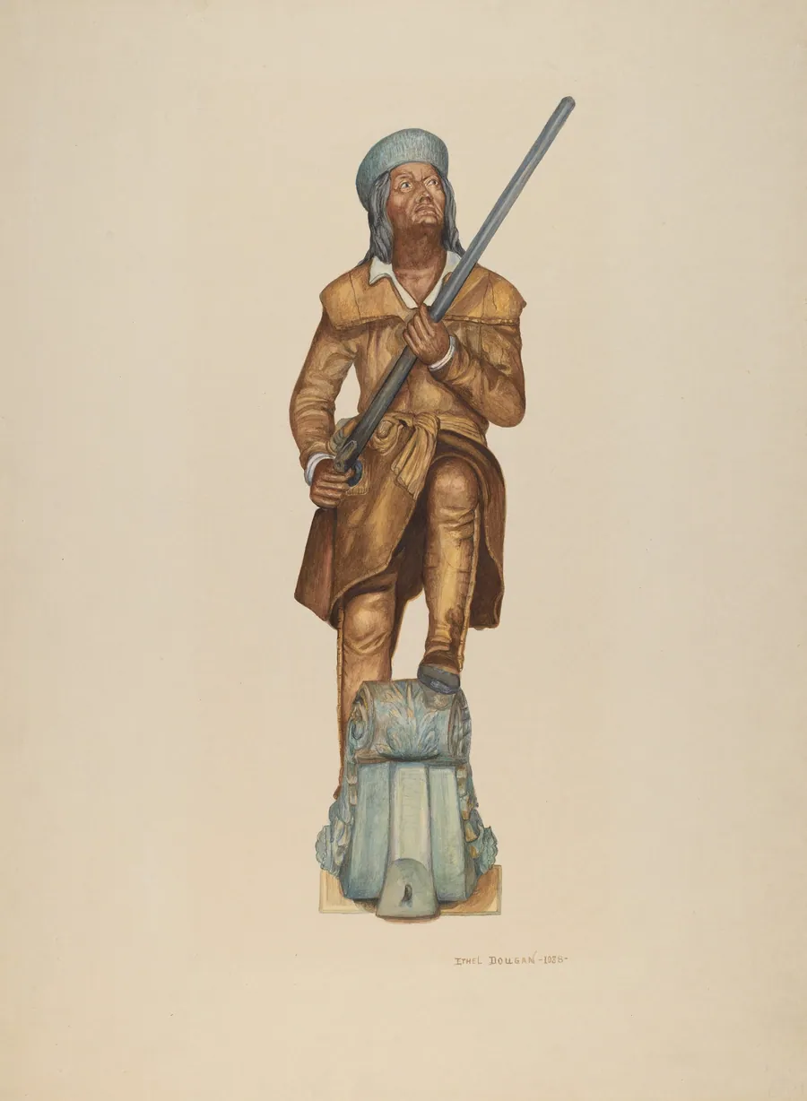 Figurehead: Davy Crockett by Ethel Dougan