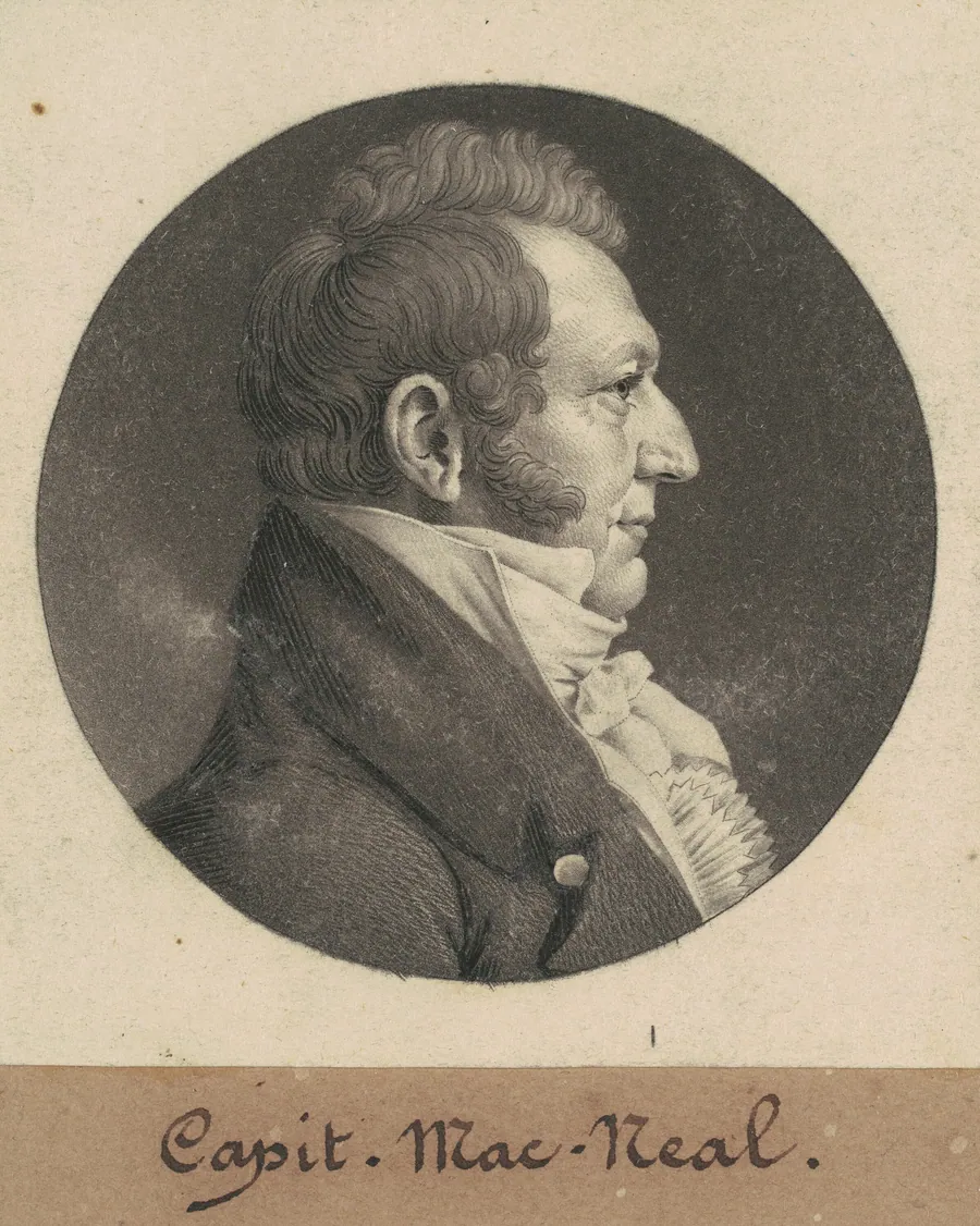 Neil McNeill by Charles B. J. Févret de Saint-Mémin