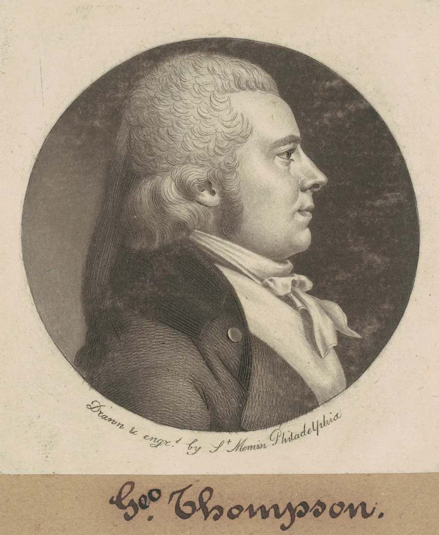 George Thompson by Charles B. J. Févret de Saint-Mémin