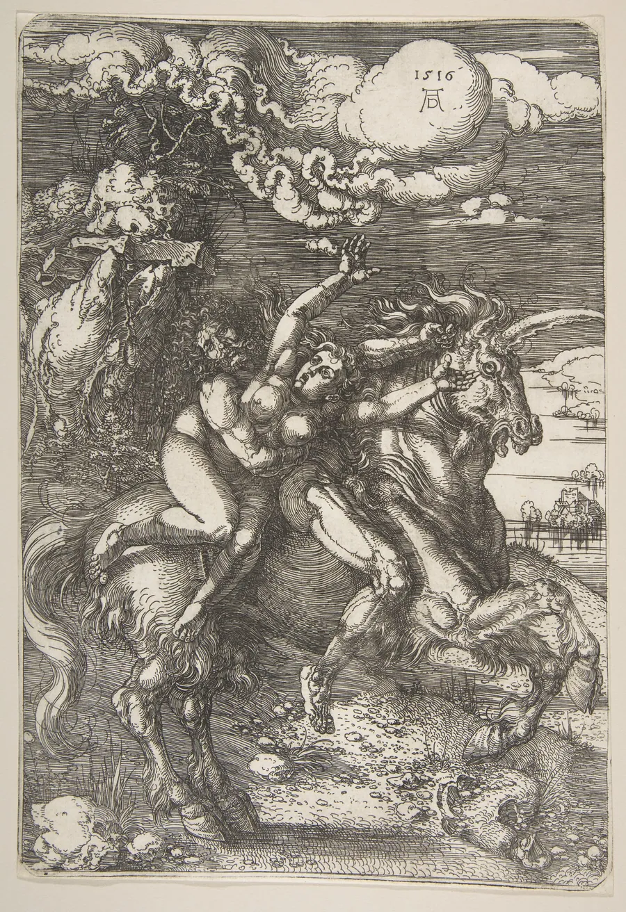 Abduction of Proserpine by Albrecht Dürer