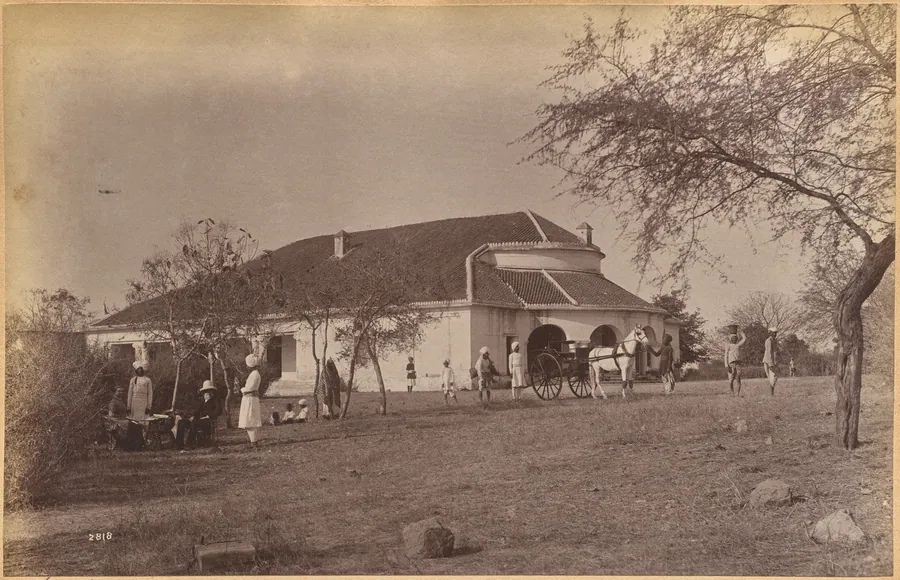 Reverend Holcomb's Bungalow (verso, top) by Raja Deen Dayal