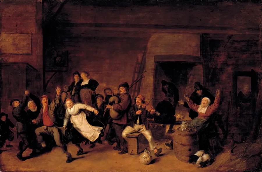 Festive Scene by Jan Miense Molenaer, Dutch, born Haarlem, Netherlands ca. 1610-died Haarlem, Netherlands 1668