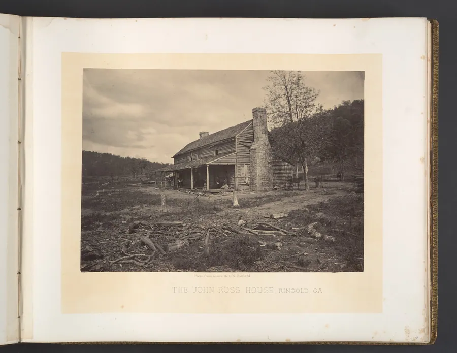 The John Ross House, Ringold, Georgia by George N. Barnard