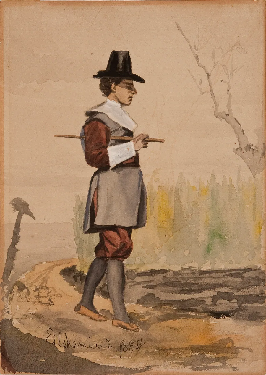 Puritan Type by Louis Eilshemius, American, b. Arlington, New Jersey, 1864–1941