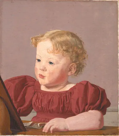 Ida Thiele, senere gift Wilde, som barn