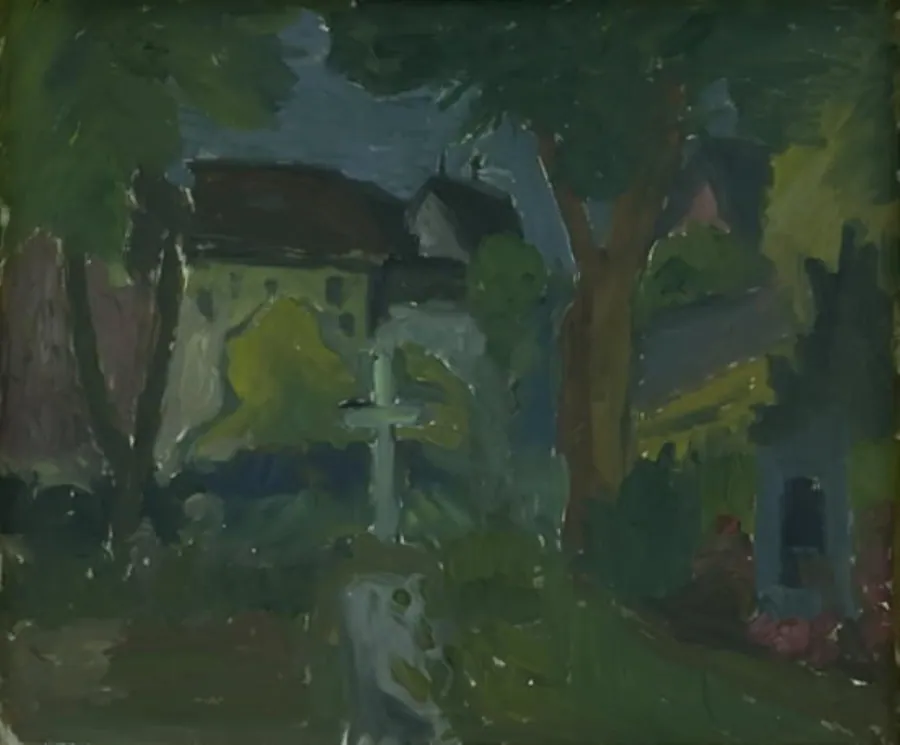 Fra en kirkegård by Eckhardt Johnsen