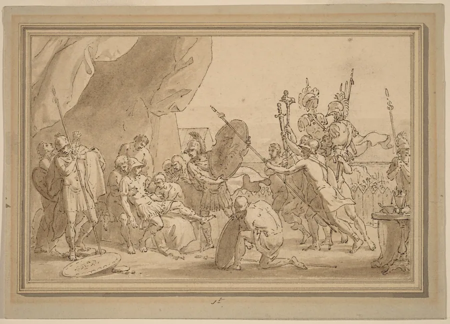 Death of a General by Benjamin West