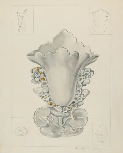 White Porcelain Vase