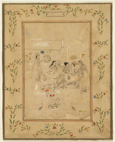 Women playing at cross-dressing