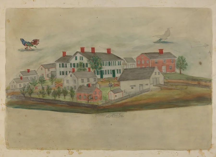 Second Family House, Alfred, ME. by Adelaide Dyball