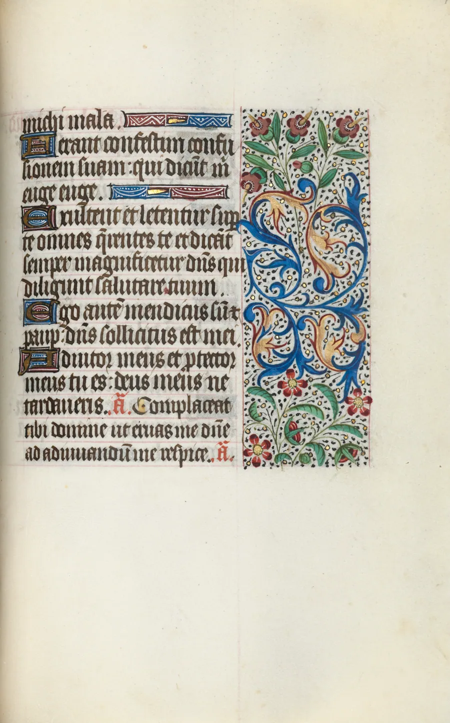 Book of Hours (Use of Rouen): fol. 127r by Master of the Geneva Latini