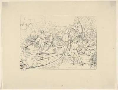Smuggling of Medicines into the South (from Confederate War Etchings)