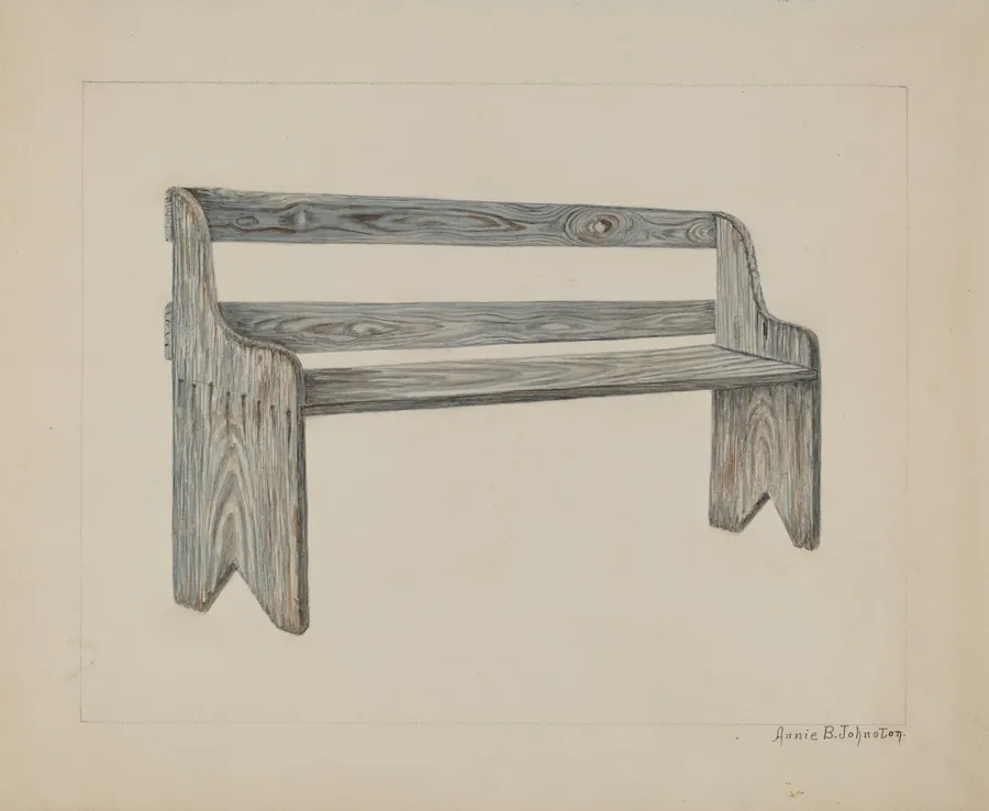 School Seat by Annie B. Johnston
