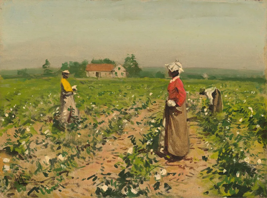 Picking Cotton by William Gilbert Gaul