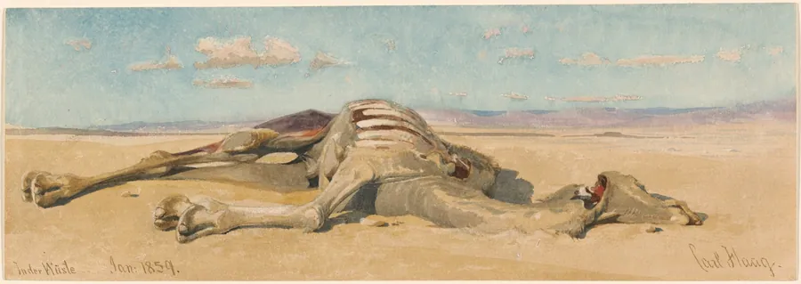 In der Wüste (In the Desert) by Carl Haag