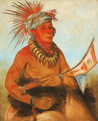 Pah-ta-cóo-chee, Shooting Cedar, a Brave