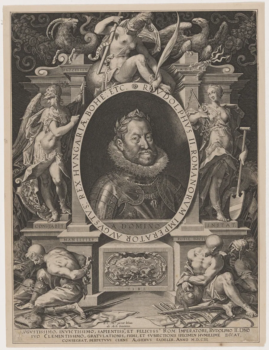 Emperor Rudolph II by Aegidius Sadeler II