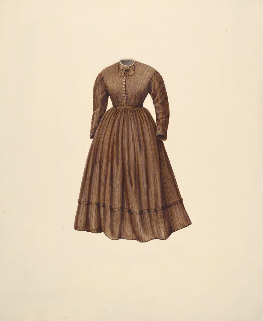 Bishop Hill: Dress by H. Langden Brown