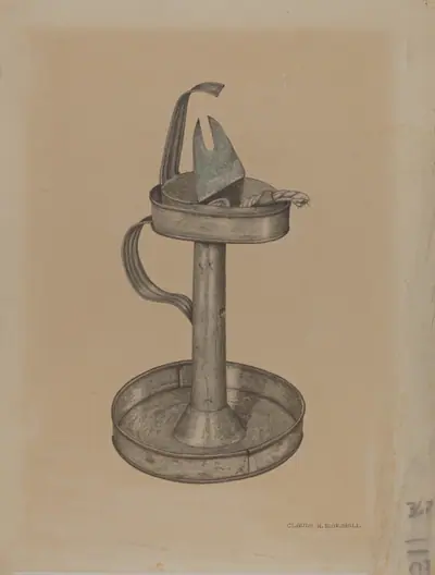 Betty Lamp and Stand