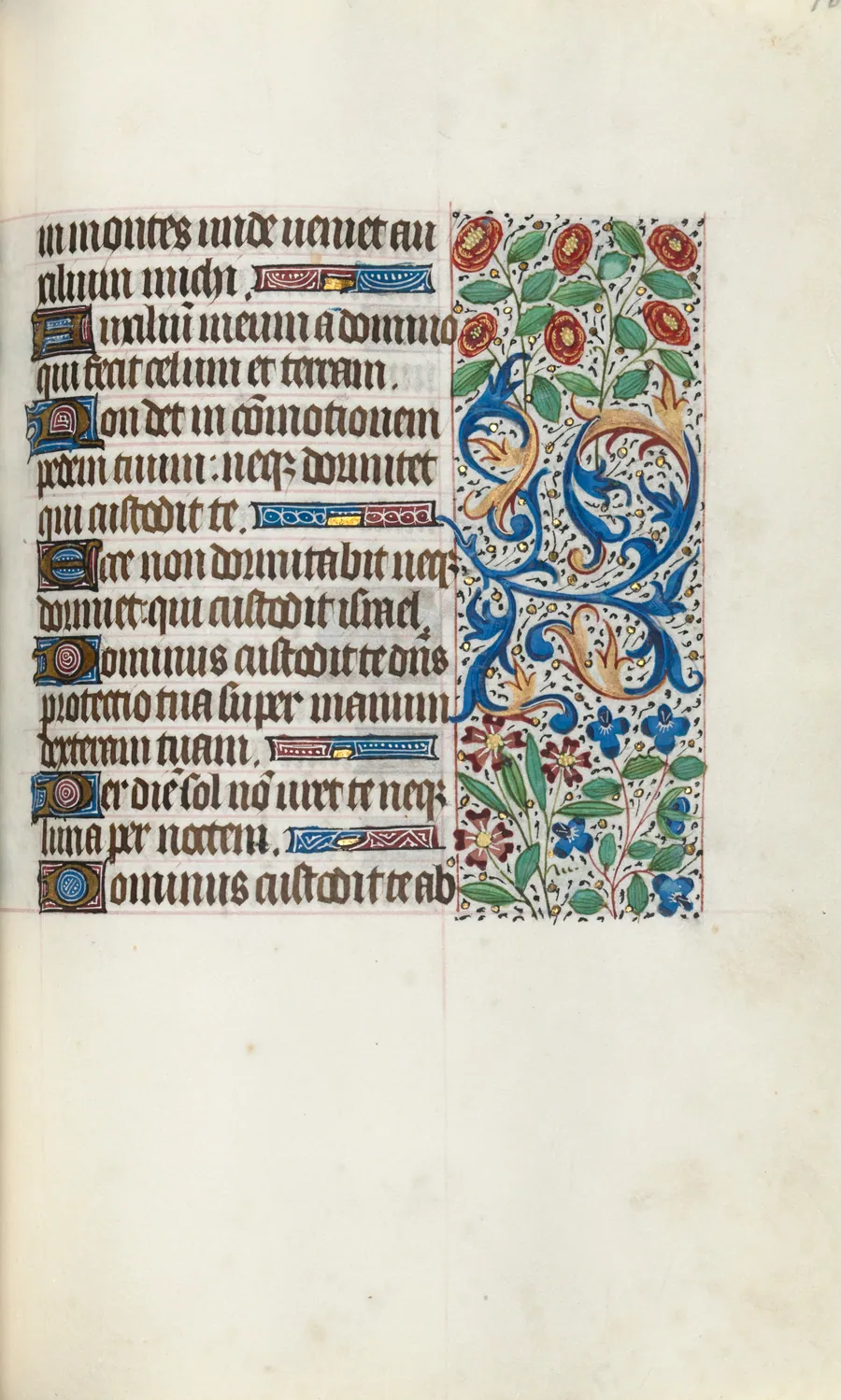 Book of Hours (Use of Rouen): fol. 105r by Master of the Geneva Latini