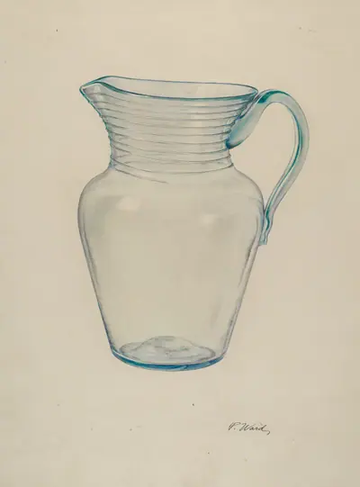 Glass Water Pitcher