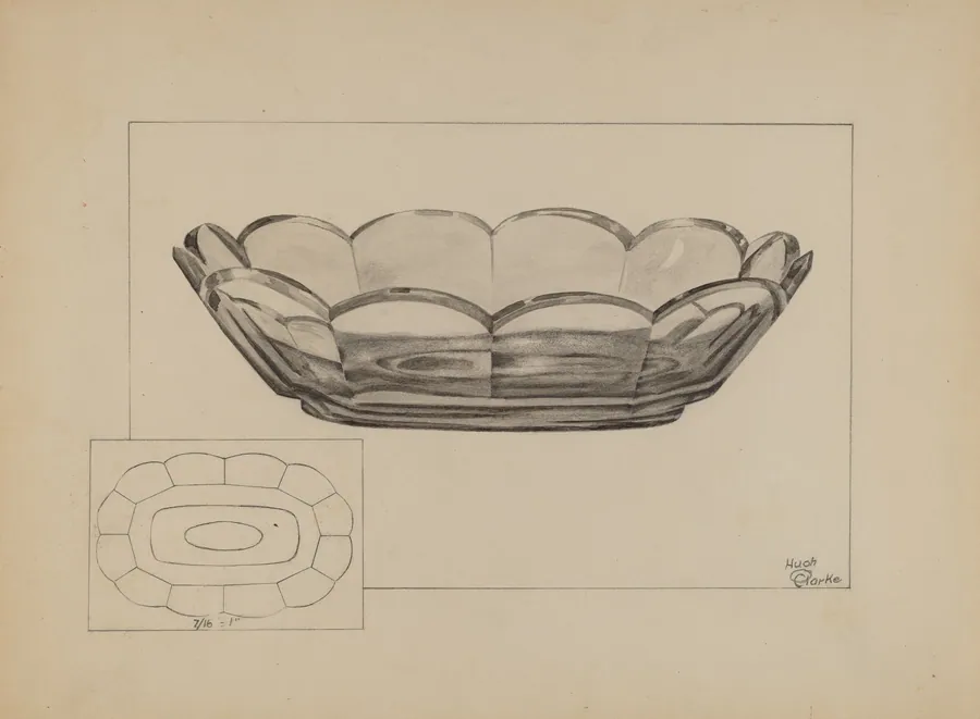 Fruit Dish by Hugh Clarke