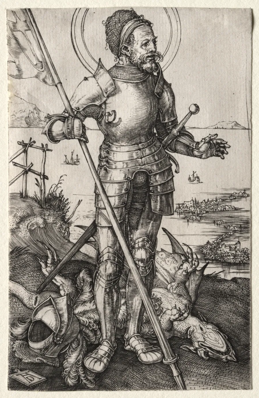 St. George on Foot by Albrecht Dürer