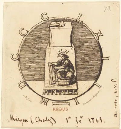 Rébus: "Ci-gît la vendetta surannée" (Rebus: "Here Lies the Ancient Vendetta")