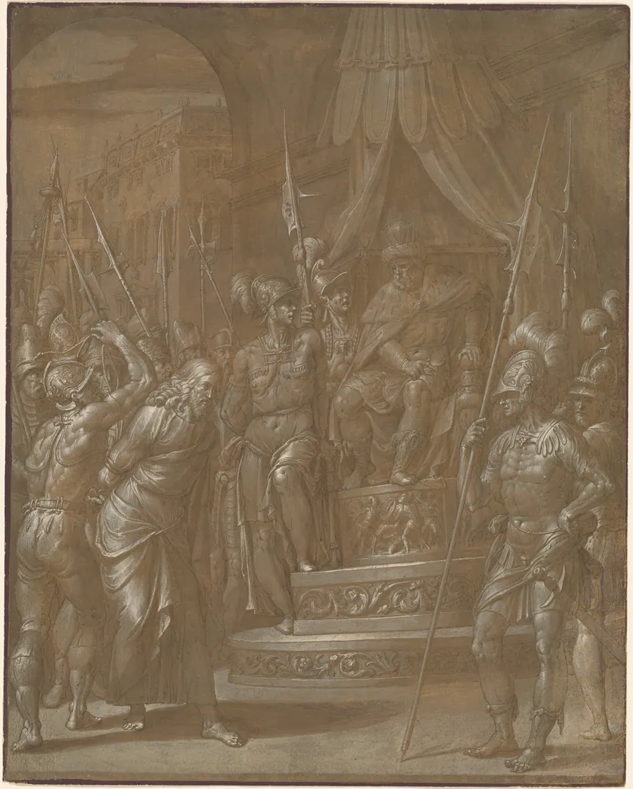 Christ before Herod by Jacopo Ligozzi
