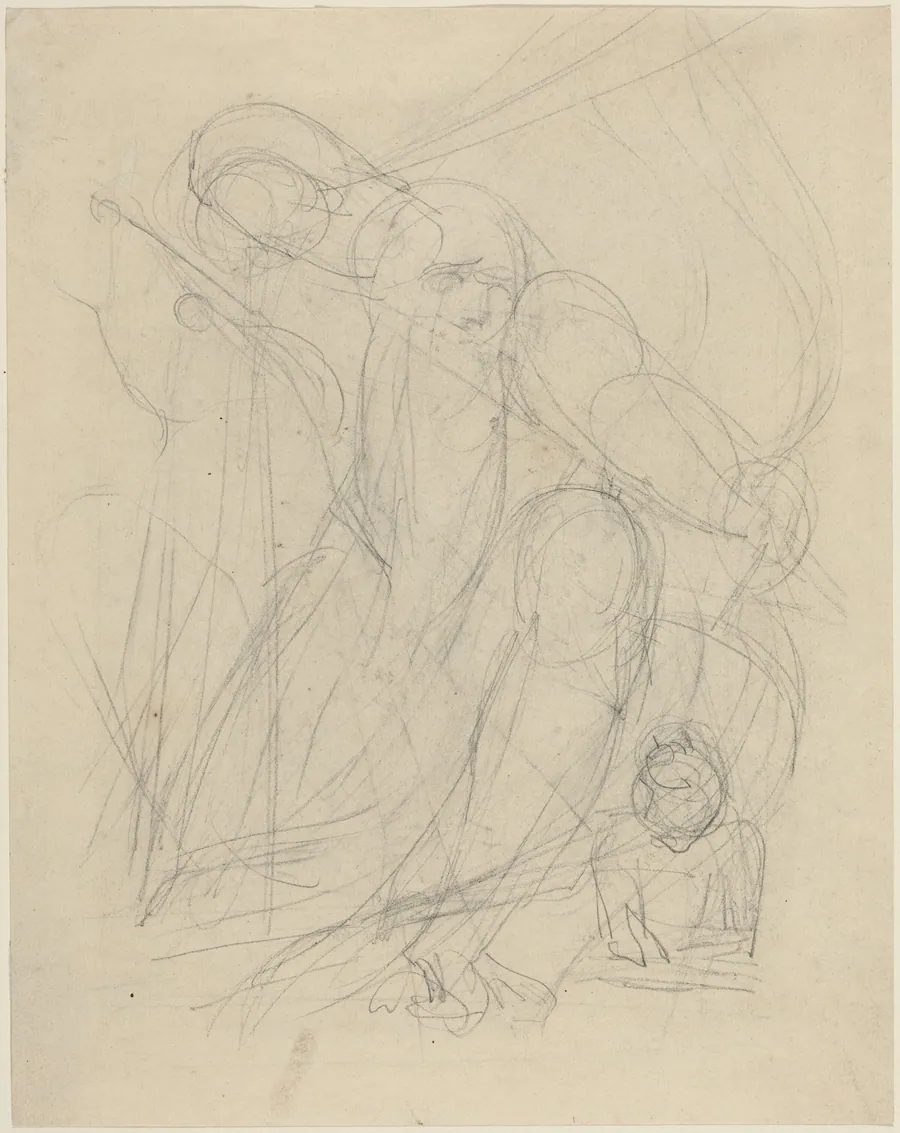 Time's Triple Bow [recto] by William Blake