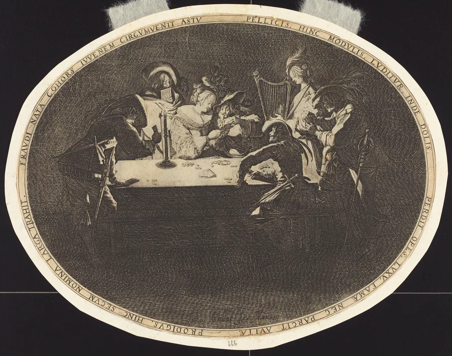 The Card Players by Jacques Callot
