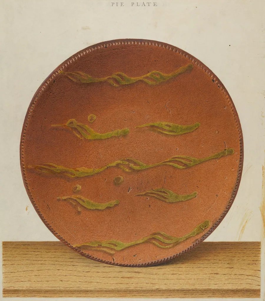 Pie Plate by Alfred Parys