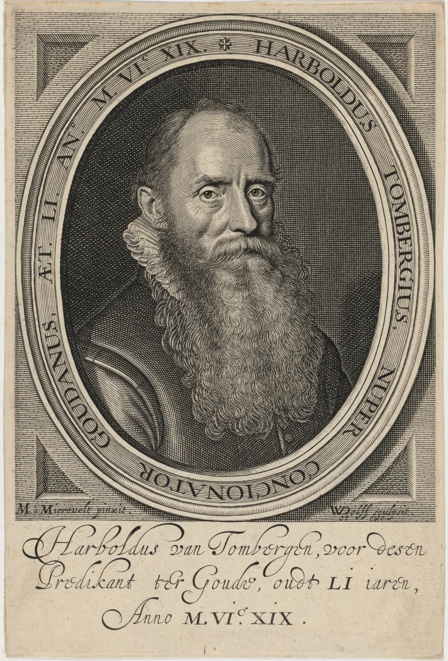 Harboldus van Tombergen by Willem Jacobsz Delff