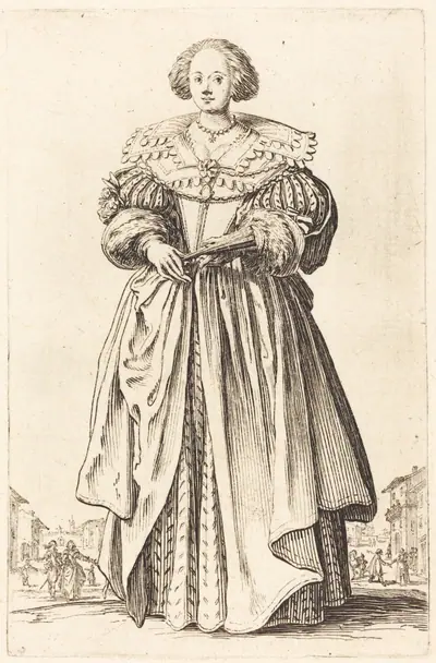 Noble Woman with Fan
