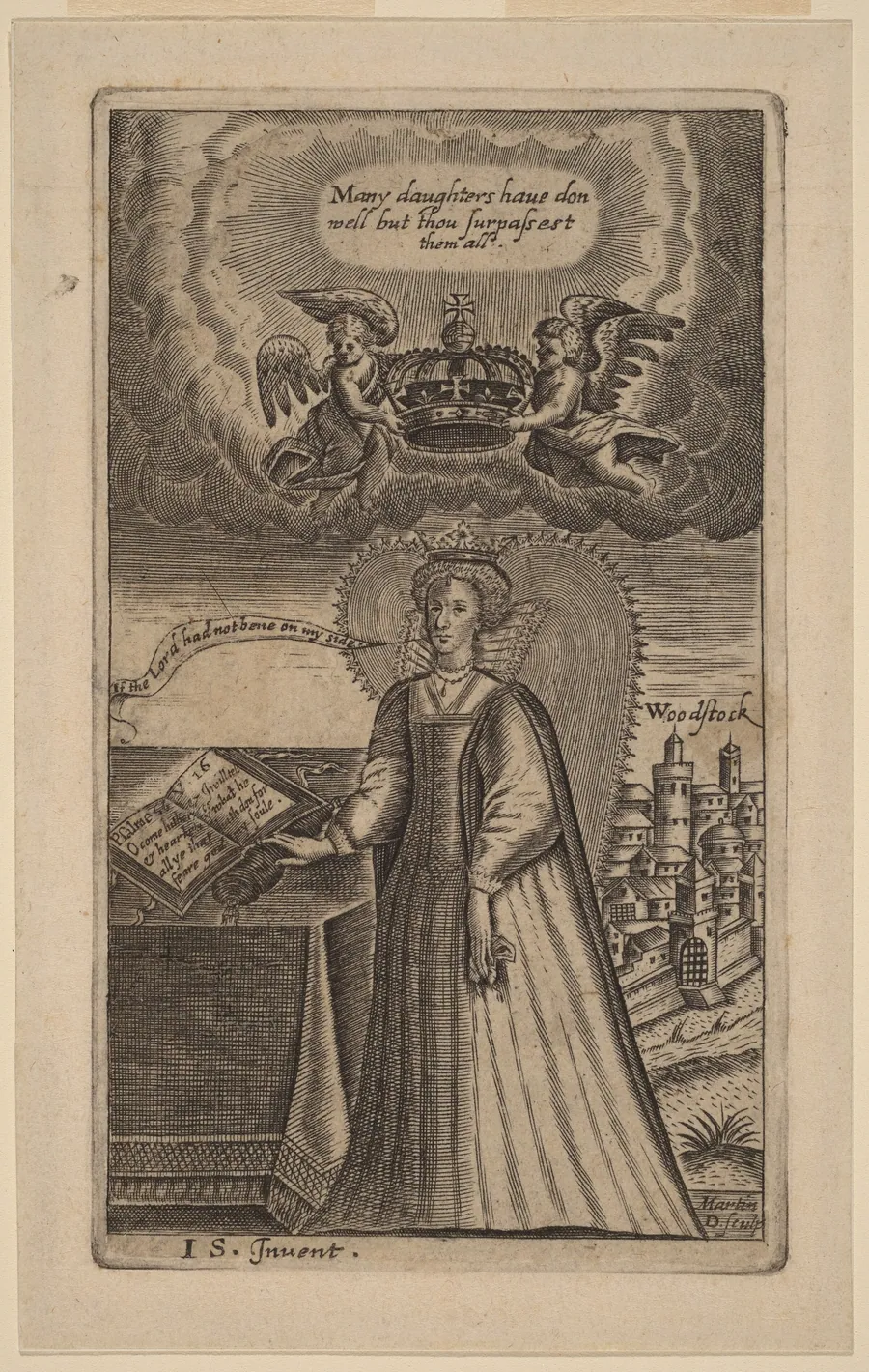 Queen Elizabeth by Martin Droeshout