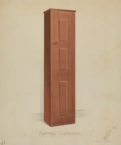 Shaker Tall Tin Cupboard
