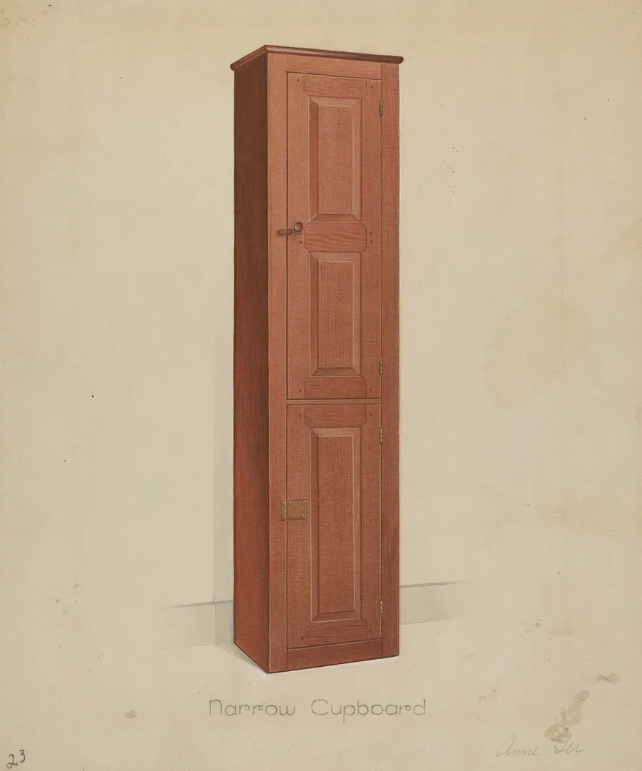 Shaker Tall Tin Cupboard by Anne Ger